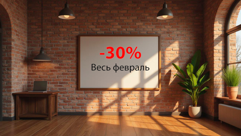 Специальная цена на лофт-пространства в феврале 2026